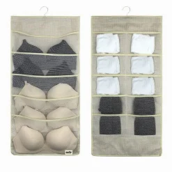 PORTA OGGETTI ORGANIZER A SOSPENSIONE CON 5-10 TASCHE IN TESSUTO 40 X 78CM 69731