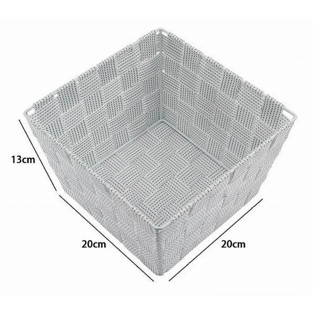 PORTA OGGETTI ORGANIZER BAGNO CAMERA CUCINA IN TESSUTO MULTIUSO 20X20X13CM 79012