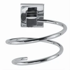 PORTA PHON ASCIUGACAPELLI MODERNO DOPPIO FISSAGGIO A PARETE BAGNO SQUARE 59189