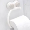 PORTA ROTOLO PORTAROTOLO CARTA IGIENICA ACCESSORIO BAGNO CON ATTACCO A VENTOSA