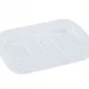 PORTA SAPONE IN VETRO RETTANGOLARE DA APPOGGIO BAGNO VASCA DOCCIA 8.5X13X2.5 CM