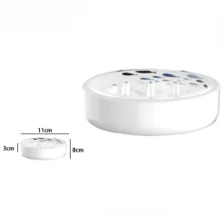 PORTA SAPONE SAPONETTA BIANCO PESCIOLINI ACCESSORIO PER BAGNO IN CERAMICA 69877