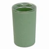 PORTA SPAZZOLINI BICCHIERE ACCESSORIO BAGNO VERDE A 3 FORI PORTASPAZZOLINI 79786