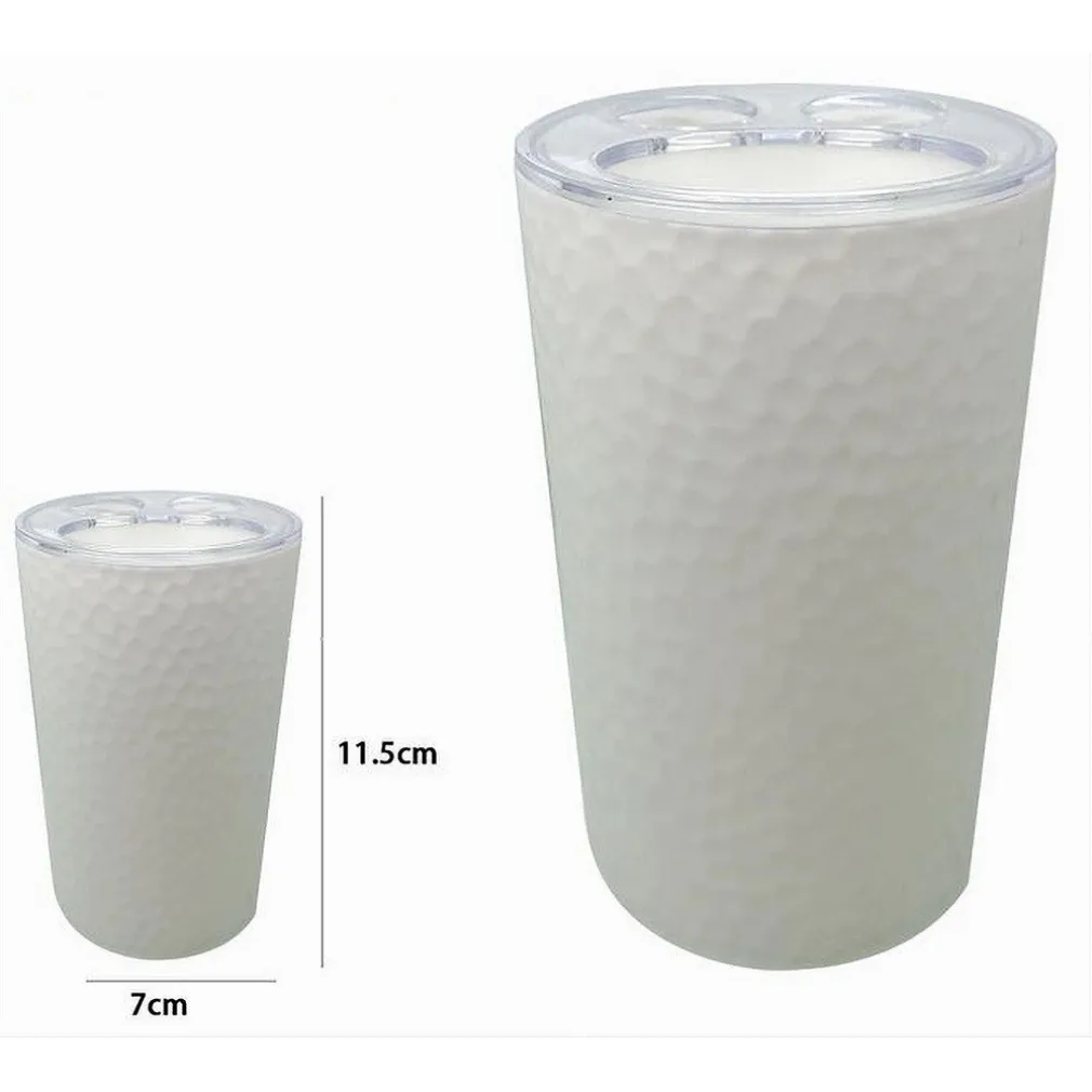 PORTA SPAZZOLINI BICCHIERE ACCESSORIO ARREDO BAGNO BIANCO LAVORATO 3 FORI 79174