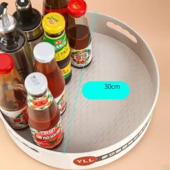 PORTA SPEZIE GIREVOLE MULTIFUNZIONALE CUCINA CONTENITORE BOTTIGLIE CONDIMENTI VASSOIO