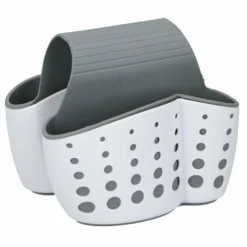 PORTA SPUGNE ORGANIZZATORE PORTAOGGETTI LAVELLO CUCINA SALVASPAZIO 2 SCOMPARTI