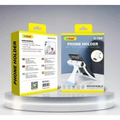 PORTA TELEFONO TABLET STAND DA SCRIVANIA ANTISCIVOLO ROTAZIONE DI 150° Q-T95