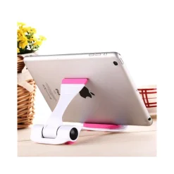 PORTA TELEFONO TABLET STAND DA SCRIVANIA ANTISCIVOLO ROTAZIONE DI 150° Q-T95