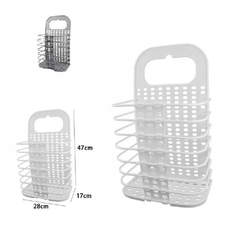 PORTABIANCHERIA CESTO PIEGHEVOLE PORTAOGGETTI BIANCHERIA CASA BAGNO 70527