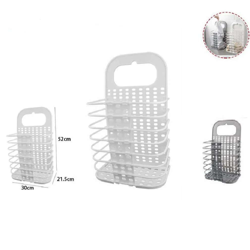 PORTABIANCHERIA CESTO PIEGHEVOLE PORTAOGGETTI CESTINO BIANCHERIA CASA BAGNO 70528