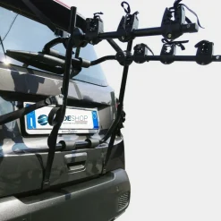 PORTABICI UNIVERSALE POSTERIORE DA AUTO PER TRASPORTO DI 3 BICI O MOUNTAIN BIKE