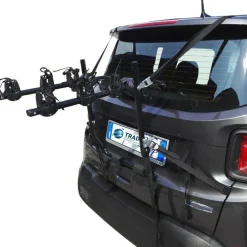 PORTABICI UNIVERSALE POSTERIORE DA AUTO PER TRASPORTO DI 3 BICI O MOUNTAIN BIKE