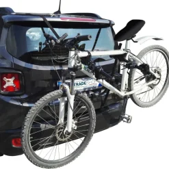 PORTABICI UNIVERSALE POSTERIORE DA AUTO PER TRASPORTO DI 3 BICI O MOUNTAIN BIKE