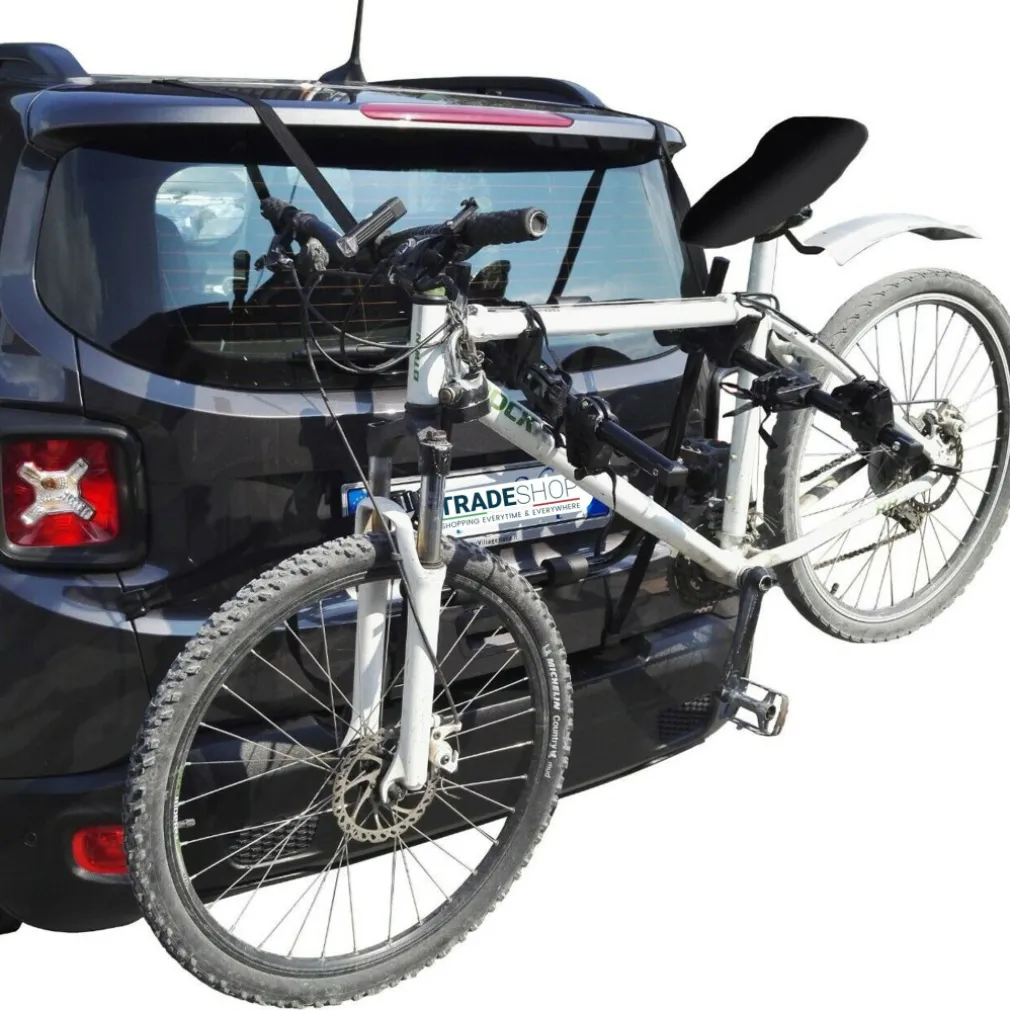 PORTABICI UNIVERSALE POSTERIORE DA AUTO PER TRASPORTO DI 3 BICI O MOUNTAIN BIKE