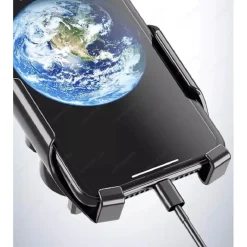 PORTACELLULARE AUTO SISTEMA BLOCCAGGIO VENTILAZIONE STAFFA ROTAZIONE 360° Q-ZG51