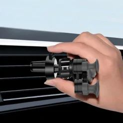 PORTACELLULARE AUTO UNIVERSALE GRIGLIA DI VENTILAZIONE 6 PUNTI FISSAGGIO Q-ZJ018