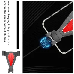 PORTACELLULARE DA AUTO SISTEMA BLOCCAGGIO PER VENTILAZIONE ROTAZIONE 360° Q-ZG53