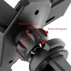 PORTACELLULARE DA AUTO SISTEMA BLOCCAGGIO PER VENTILAZIONE ROTAZIONE 360° Q-ZG53