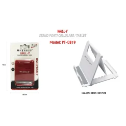 PORTACELLULARE STAND CELLULARI TABLET SUPPORTO UNIVERSALE TAVOLO MAXTECH PT-C019