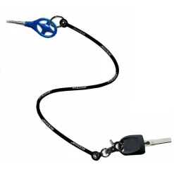 PORTACHIAVI BLOCK SHAFT AUTO CORDA SILICONE ANTIFURTO BLOCCASTERZO FI-LB001 NERO
