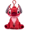 PORTACHIAVI DI STITCH ROSSO IN MORBIDO PELUCHE CON CLIP PER BORSA LILO & STITCH