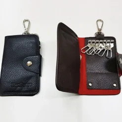 PORTACHIAVI UOMO PORTA CHIAVI CHIAVE TESSERE PORTA CARTE CREDITO ECO PELLE