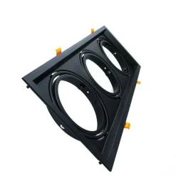 PORTAFARETTI INCASSO TRIPLO PER FARETTO AR111 RETTANGOLARE ORIENTABILE P-AR111-3