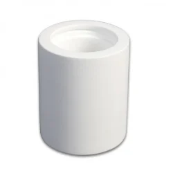 PORTAFARETTO A CILINDRO GESSO SOFFITTO VERNICIABILE SUPPORTO FARETTI GU10 GS-C11