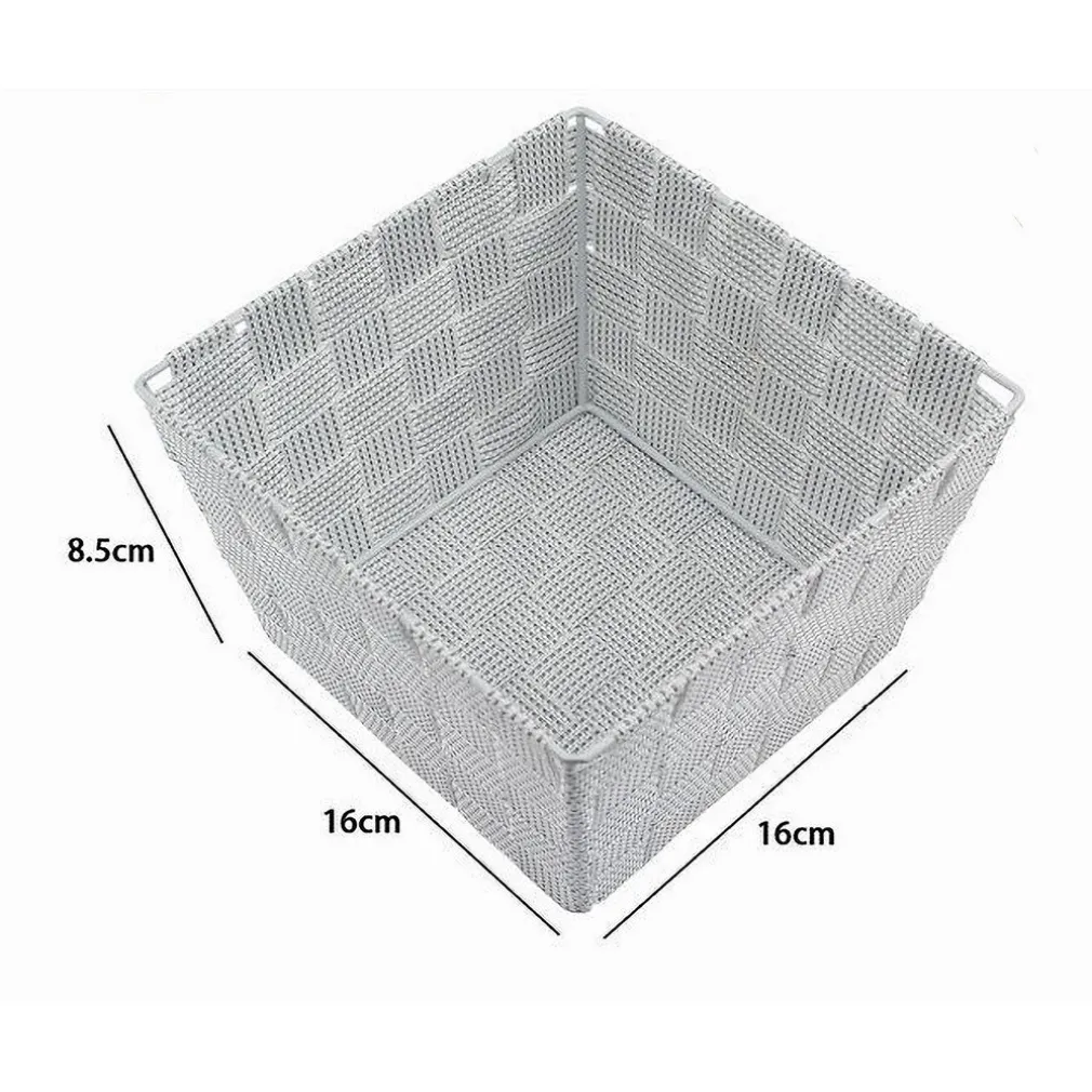 PORTAOGGETTI ORGANIZER BAGNO CAMERA CUCINA IN TESSUTO MULTIUSO 16X16X8.5CM 79000