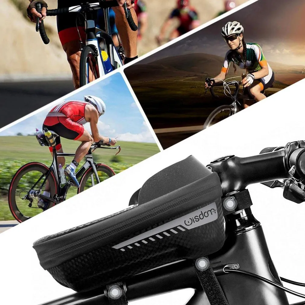 PORTAOGGETTI PORTA CELLULARE TOUCH SCREEN CON VISIERA ATTACCO UNIVERSALE XC-2654