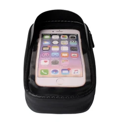 PORTAOGGETTI PORTA CELLULARE TOUCH SCREEN CON VISIERA ATTACCO UNIVERSALE XC-2654