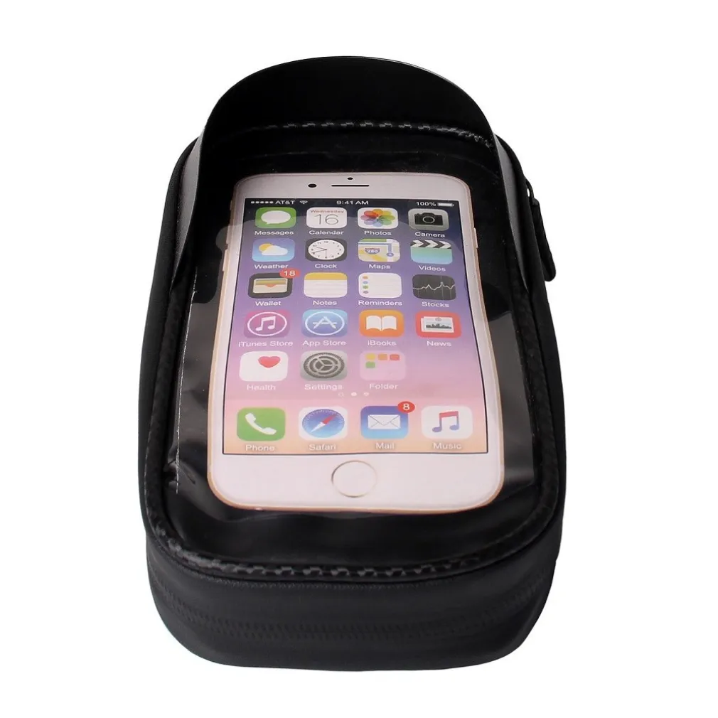 PORTAOGGETTI PORTA CELLULARE TOUCH SCREEN CON VISIERA ATTACCO UNIVERSALE XC-2654