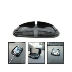 PORTAOGGETTI SUPPORTO STAND GOMMA AUTO PER SMARTPHONE TAPPETINO ANTISCIVOLO