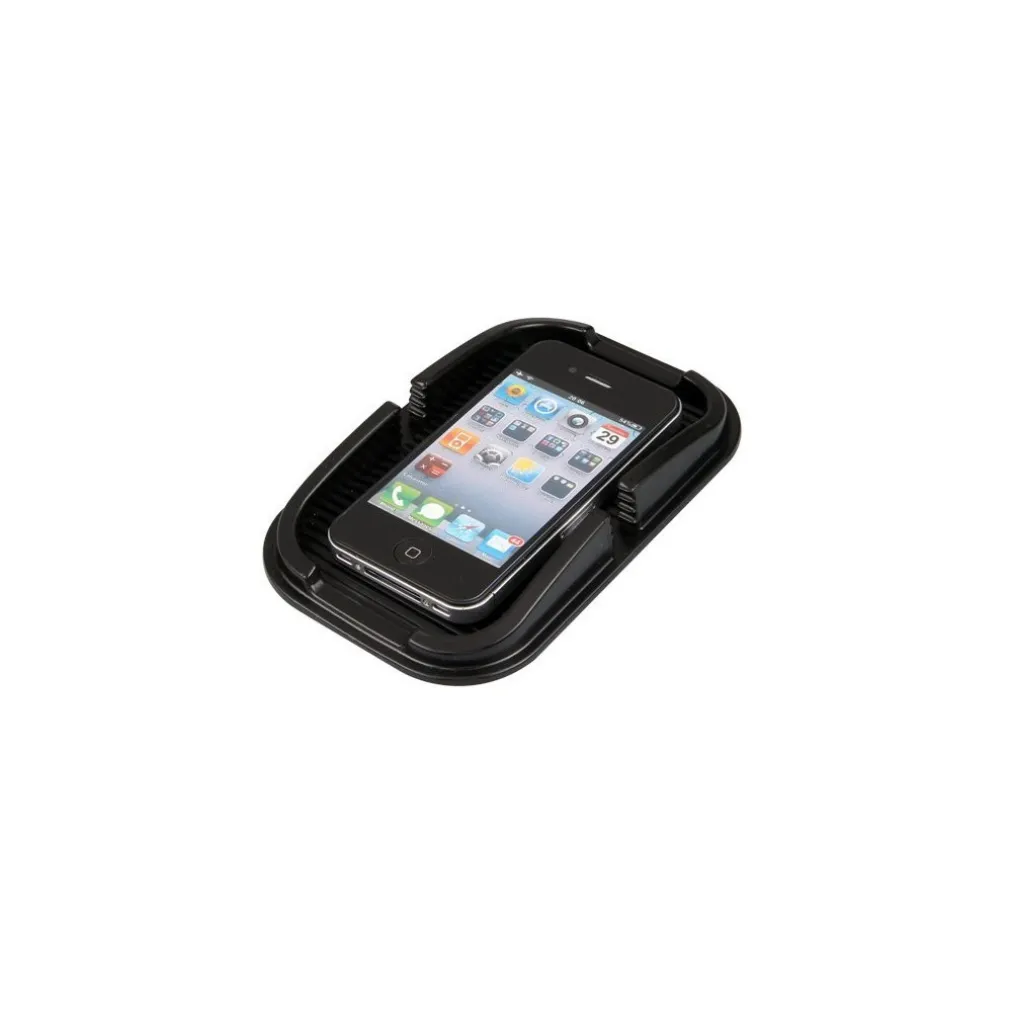 PORTAOGGETTI SUPPORTO STAND GOMMA AUTO PER SMARTPHONE TAPPETINO ANTISCIVOLO