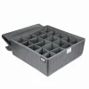 PORTAOGGETTI TESSUTO ORGANIZER CONTENITORE BIANCHERIA 20 POSTI 32X32X12 CM 69720