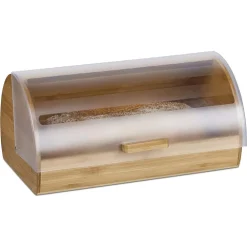 PORTAPANE A SCOMPARSA CASSETTA RICHIUDIBILE CON COPERCHIO 19 X 38 X 26 CM LEGNO