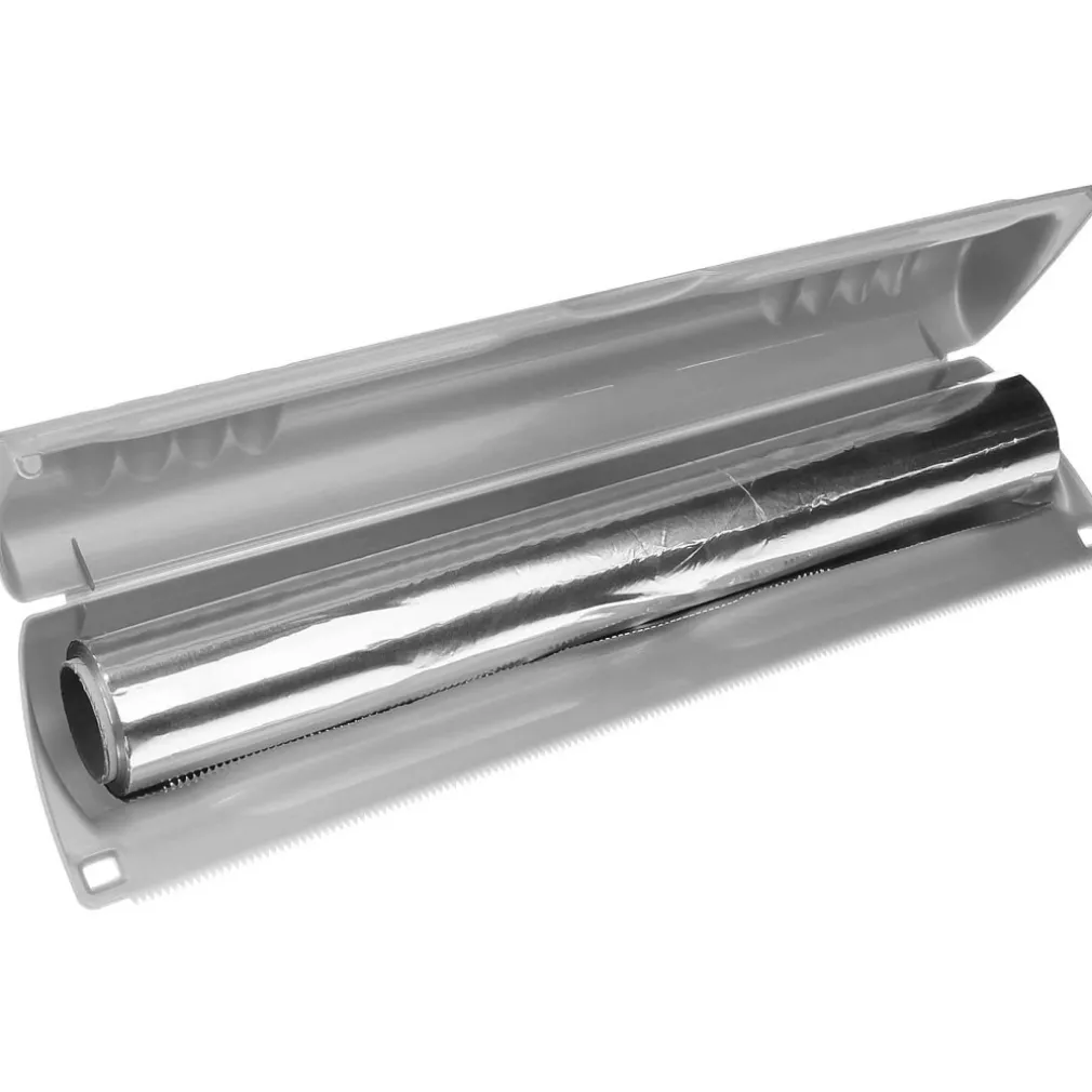 PORTAROTOLO CONTENITORE PORTA ROTOLO DA CUCINA PELLICOLA CARTA FORNO ALLUMINIO