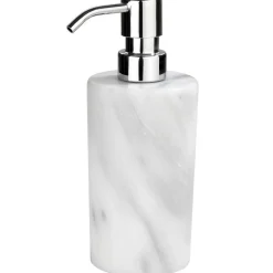 PORTASAPONE EFFETTO MARMO BIANCO PORTA SAPONE ESY_10379 DISPENSER SAPONE