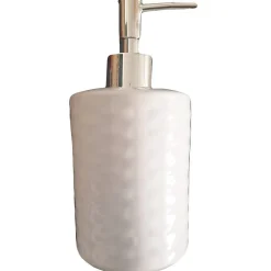 PORTASAPONE IN CERAMICA PORTA SAPONE ESY_10347 TRAMA 18CM DISPENSER SAPONE