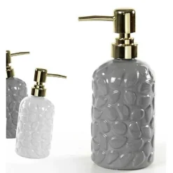 PORTASAPONE LIQUIDO DOSATORE ROCCIA DISPENSER 7X19CM IN VETRO VARI COLORI 785443