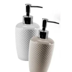 PORTASAPONE LIQUIDO GOLF 18 CM DISPENSER IN CERAMICA 2 COLORI ASSORTITI 749599