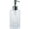 PORTASAPONE RETTANGOLARE CRISTALLO PORTA SAPONE ESY_10362 DISPENSER SAPONE