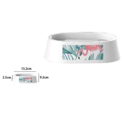 PORTASAPONE SAPONETTA ACCESSORIO PER BAGNO IN PLASTICA 13.2CM FENICOTTERI 69966