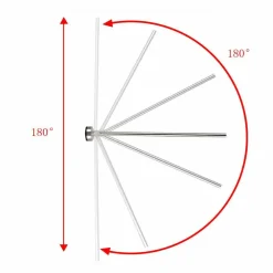 PORTASCIUGAMANI DA PARETE BAGNO 2 BRACCI REGOLABILI PORTA ASCIUGAMANI IN ACCIAIO