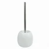 PORTASCOPINO IN CERAMICA BIANCO CON SCOPINO MODERNO ACCESSORI ARREDO BAGNO 79247
