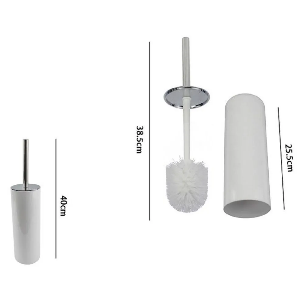 PORTASCOPINO PORTA SCOPINO CON SCOPETTINO WC BAGNO WATER BIANCO SILVER 69481