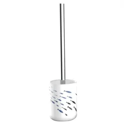 PORTASCOPINO PORTA SCOPINO BAGNO WC TOILETTE PESCIOLINI SCOPINO COMPLETO 69878