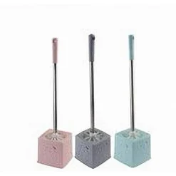 PORTASCOPINO QUADRATO DECORO SASSI COLORATO BAGNO WC TOILETTE CON SCOPINO 59136