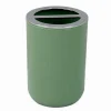 PORTASPAZZOLINI BICCHIERE ACCESSORIO BAGNO 2 FORI VERDE SILVER CONTENITORE 79875