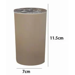 PORTASPAZZOLINI BICCHIERE DENTIFRICIO ACCESSORI ARREDO BAGNO TORTORA 3 FORI 79190